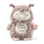 Steiff Kuscheltier Ollie Eule, Süßes Stofftier, Jungen, Mädchen & Babys ab 0 Monaten, Friends, Plüschtier , Beige